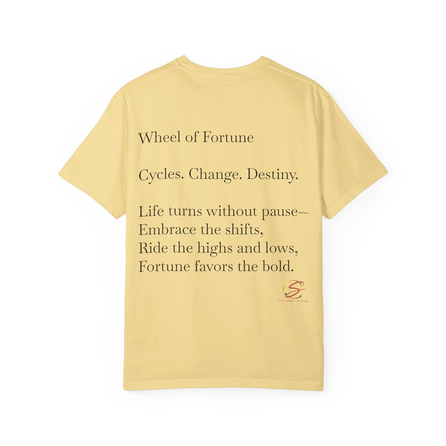 The wheel of fortune oracle tee
