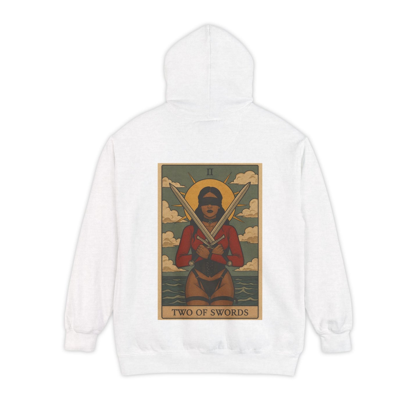 The hooded two of swords