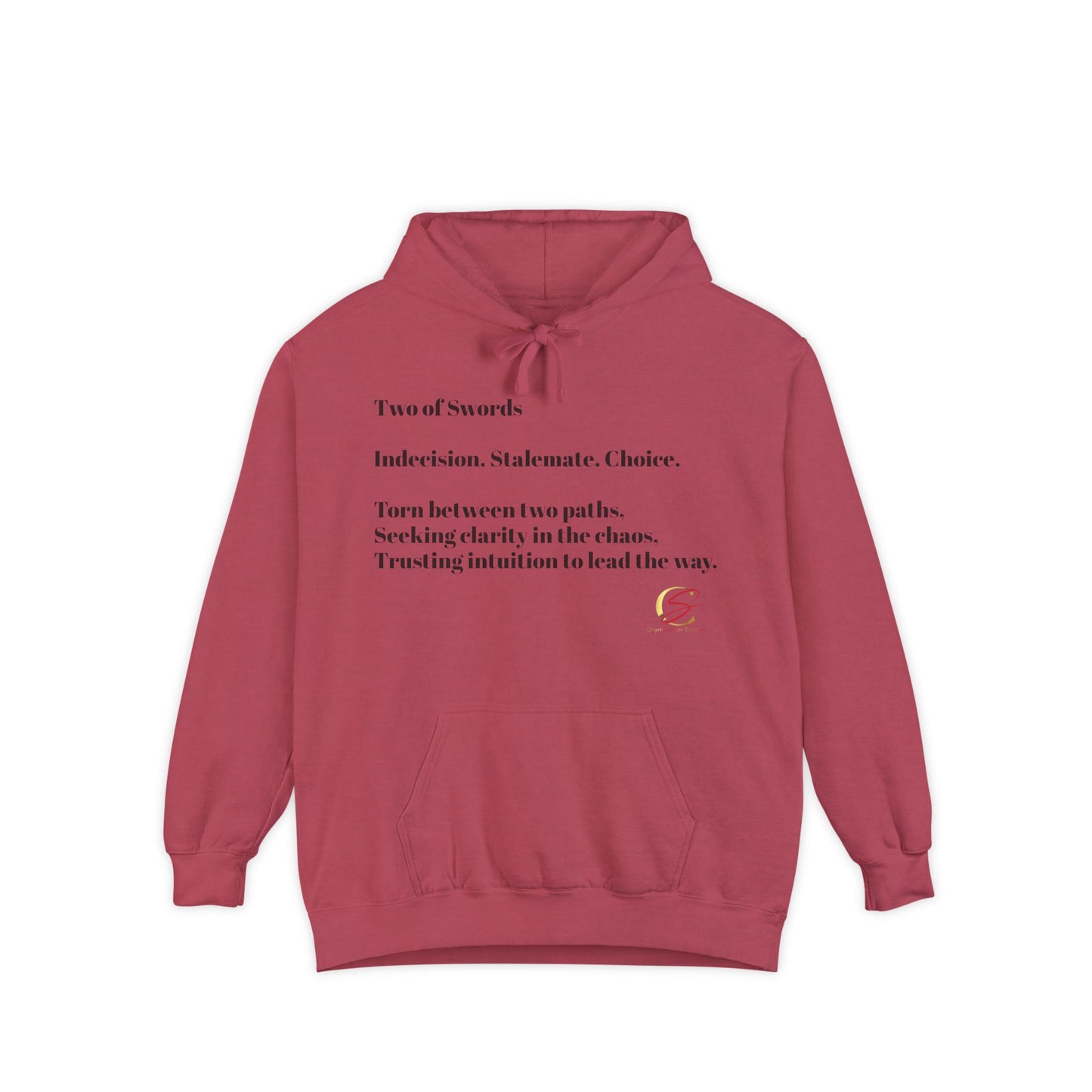 The hooded two of swords