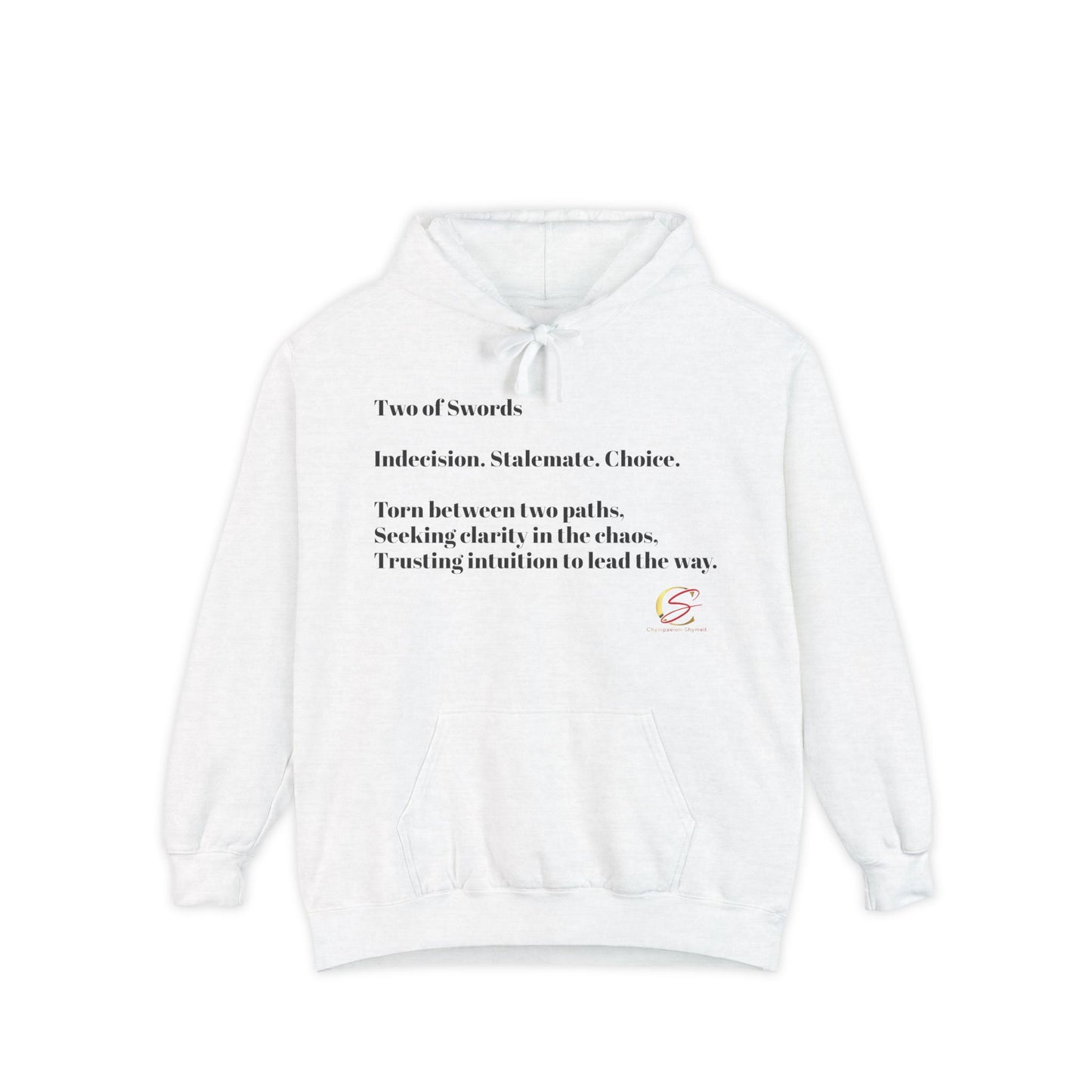 The hooded two of swords