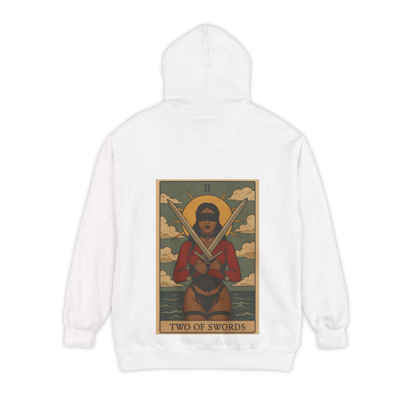 The hooded two of swords