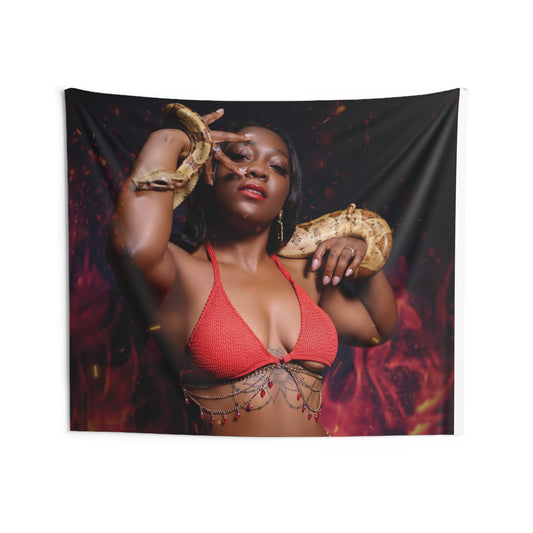 The Fiery Snake Indoor Wall Tapestries