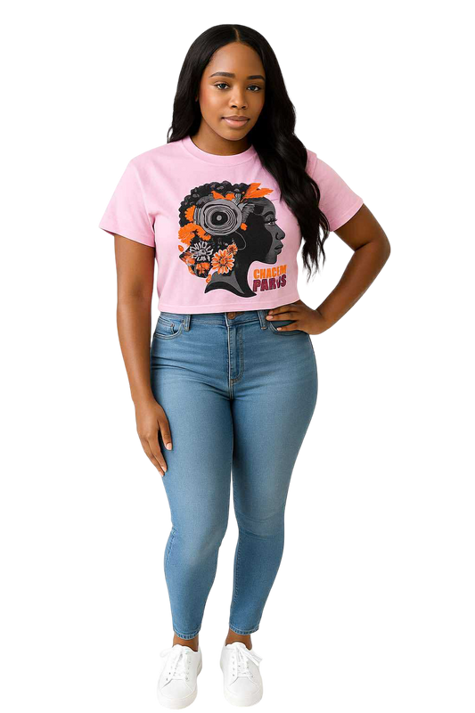 Champs in Paris Crop Tee